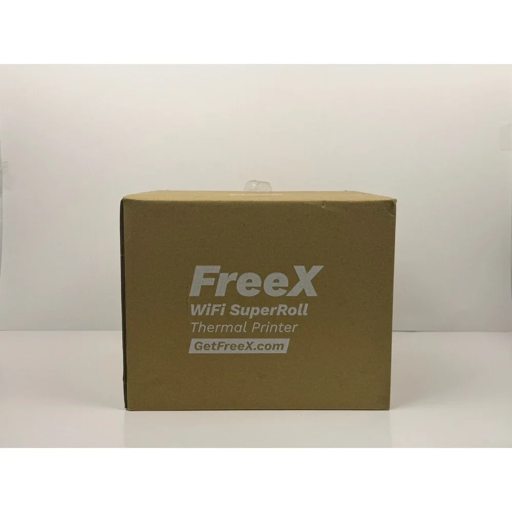 FreeX WiFi Thermal Printer for 4x6 Shipping Labels WiFi + USB Shadow White